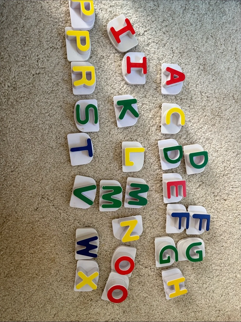 LeapFrog Magnetic Letters Set 27 Alphabet Letters only